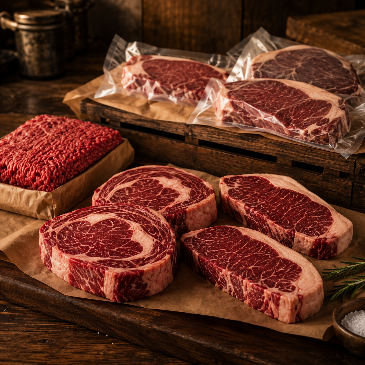 Premium beef cuts