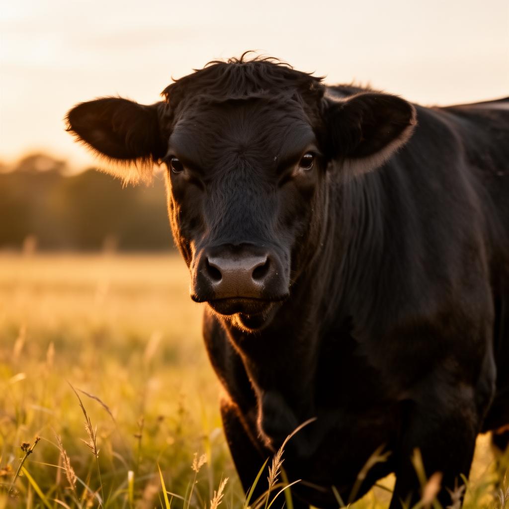 Black Angus cattle on the Quasa pasture